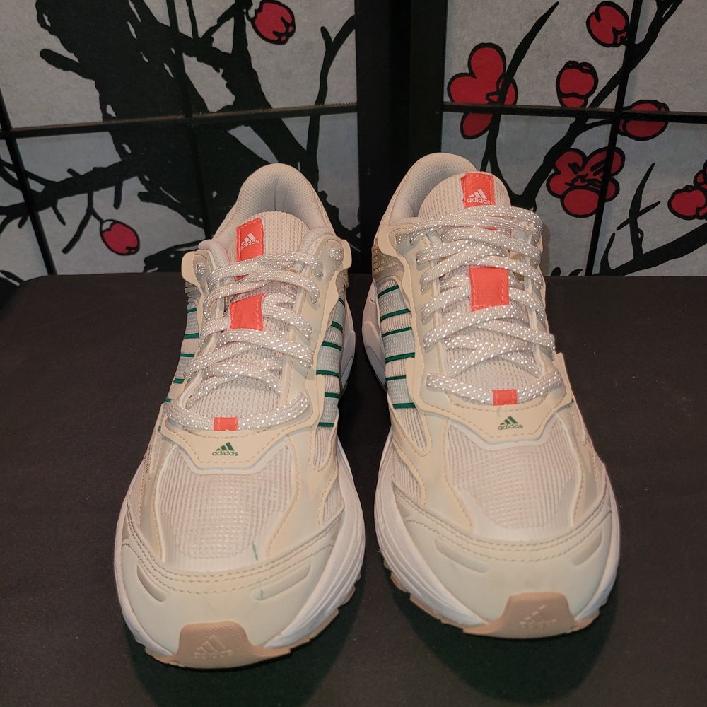 Adidas Spiritain 2000 Women's Cream and Green Sneakers - Picture 3 of 7